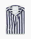 Navy Stripe Lock-Stitch Guru Shirt