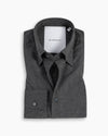 Dark Grey Cotton-Cashmere Nascosto Shirt