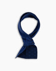 Navy Cross Lambswool Mini Scarf