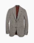 Black & White Glencheck Wool & Cashmere Blazer