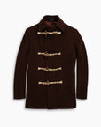 Chestnut Wool Toggle Peacoat