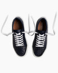 Navy Hand Woven Sneakers