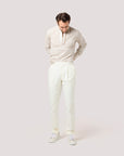 Tan Stripes Seersucker Contrast Popover Shirt