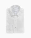 White Crushed Seersucker Button Down Shirt