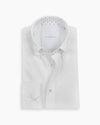 White Crushed Seersucker Button Down Shirt