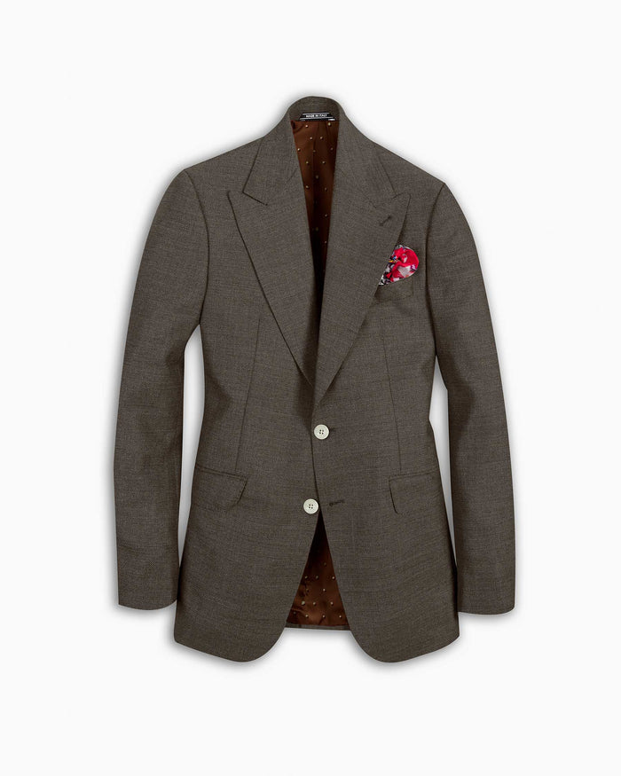 Mouse Ultra Peak Hopsack Wool Blazer