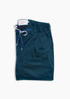 Petrol Blue Cotton Casual Chino