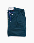 Petrol Blue Cotton Casual Chino