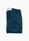 Petrol Blue Cotton Casual Chino