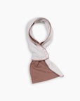 Dusty Pink & White Cashmere Mini Scarf