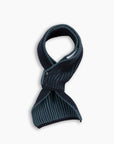 Navy 'By Alyki' Wool & Cashmere Mini Scarf