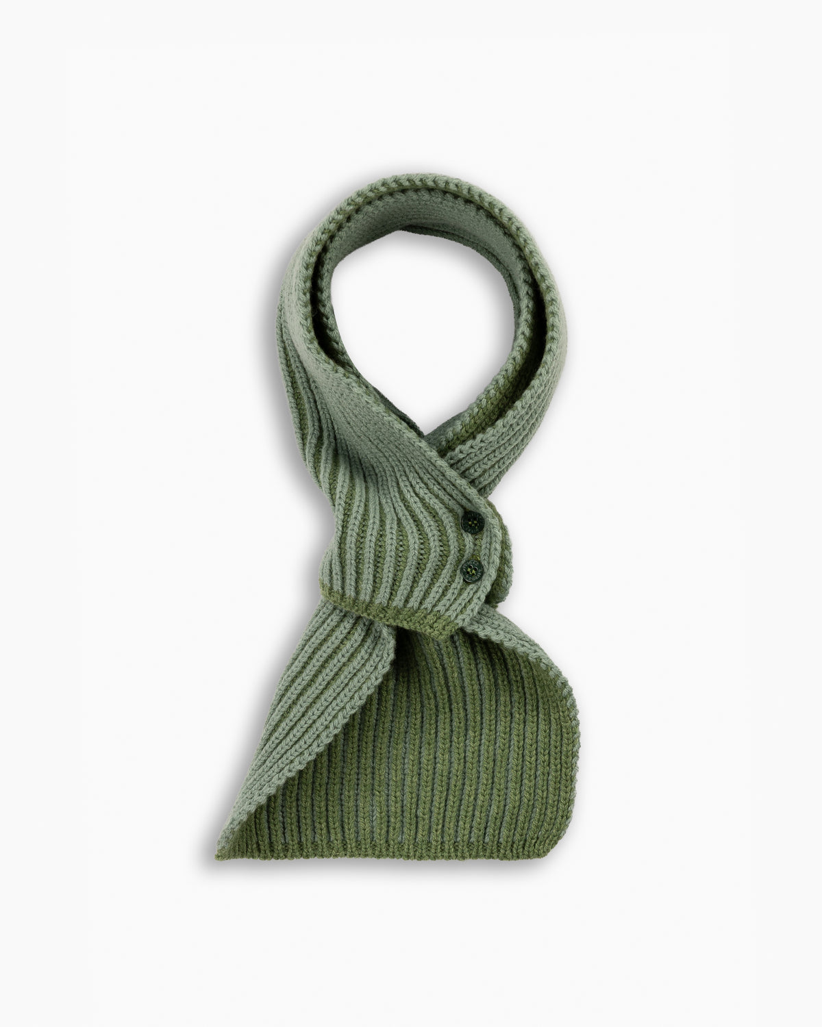 Sage 'By Alyki' Wool &amp; Cashmere Mini Scarf