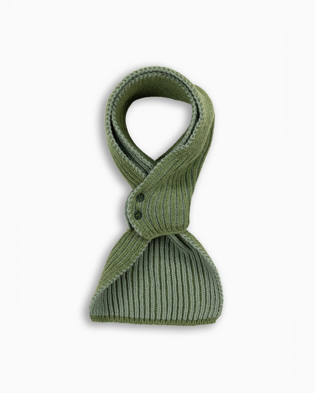 Sage 'By Alyki' Wool &amp; Cashmere Mini Scarf