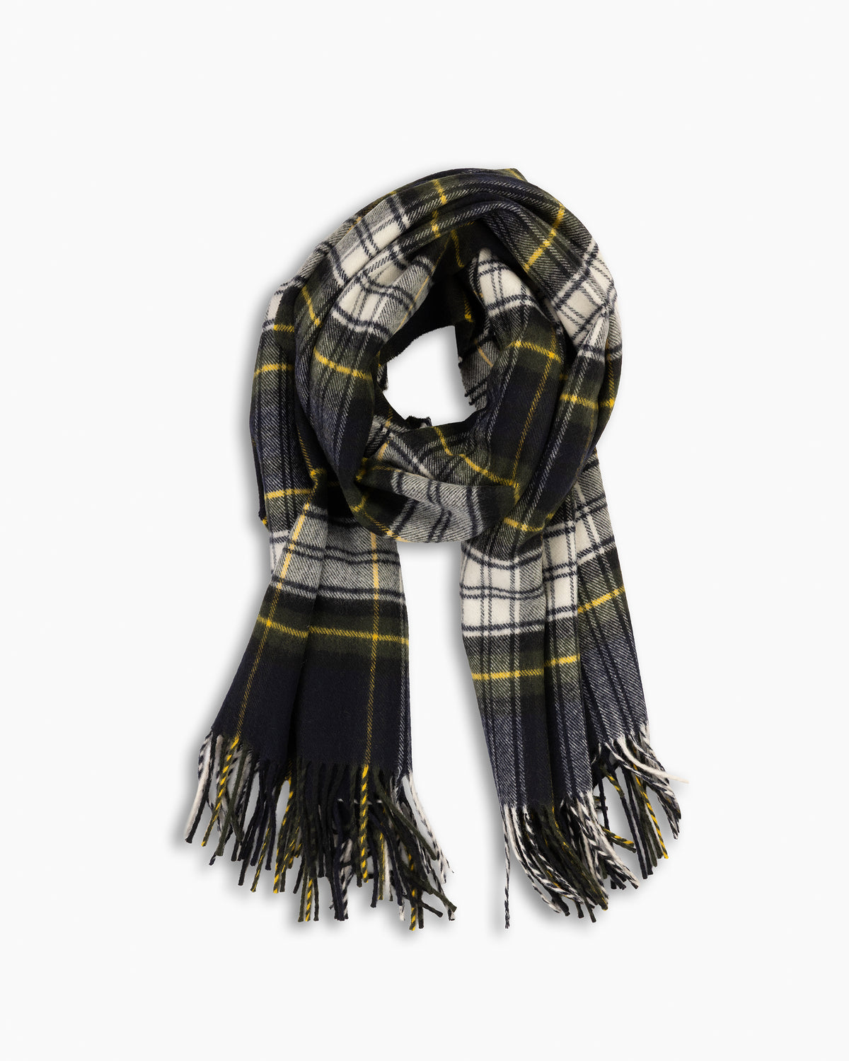 Tartan Oversized Wool Shawl