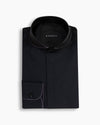 Black & Charcoal Piping Shirt
