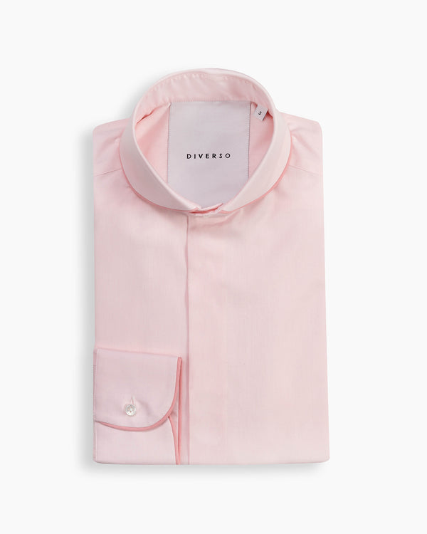 Pink & Salmon Piping Shirt