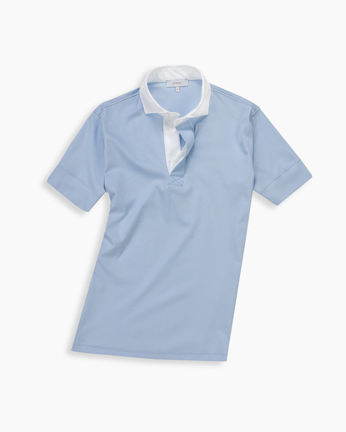Sky Jersey Short Sleeve Polo