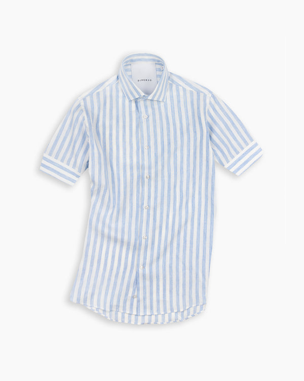 Sky Stripe Short Sleeve Shirt
