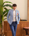 Sky Ultra Peak Hopsack Wool Blazer