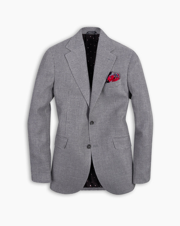 Grey Weave Linen/Silk/Cotton Blazer