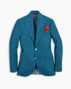 Mint Ultra Peak Hopsack Wool Blazer