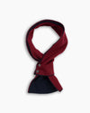 Navy & Berry Cashmere Mini Scarf