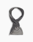 Grey & Pearl Cashmere Mini Scarf