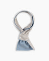 Sky & White Cashmere Mini Scarf