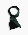 Navy & Emerald Cashmere Mini Scarf