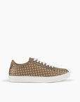 Taupe & Sand Hand Woven Sneakers
