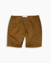 Tobacco Cotton Casual Shorts