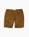 Tobacco Cotton Casual Shorts