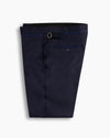 Navy Flannel Contrast Trim Pant