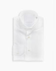 White Herringbone Luxury Shirt