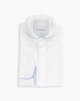 White & Sky Easy-Care Piping Shirt