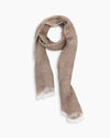 Sand Jacquard Linen Scarf