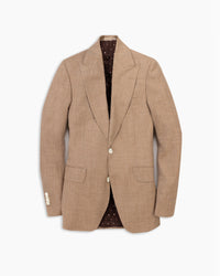 Sand Wool, Silk &amp; Linen Blazer