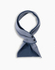 Dusty Blue & Denim Cashmere Mini Scarf