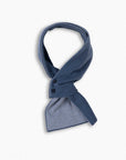 Dusty Blue & Denim Cashmere Mini Scarf