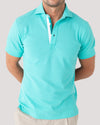 Jade Twin-Trim Short Sleeve Polo