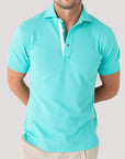 Jade Twin-Trim Short Sleeve Polo