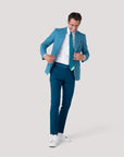 Mint Ultra Peak Hopsack Wool Blazer