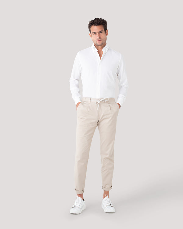 Stone Cotton Casual Chino