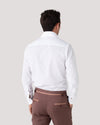 White Fleck Cotton Shirt