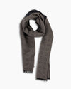 Navy & Grey Pure Cashmere Scarf