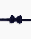 Navy Velvet Handmade Bow Tie