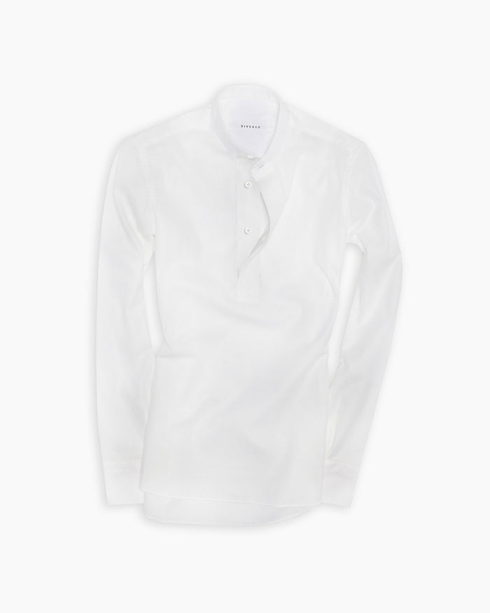 White Giro-Inglese Popover Shirt