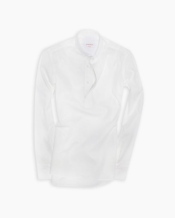 White Giro-Inglese Popover Shirt