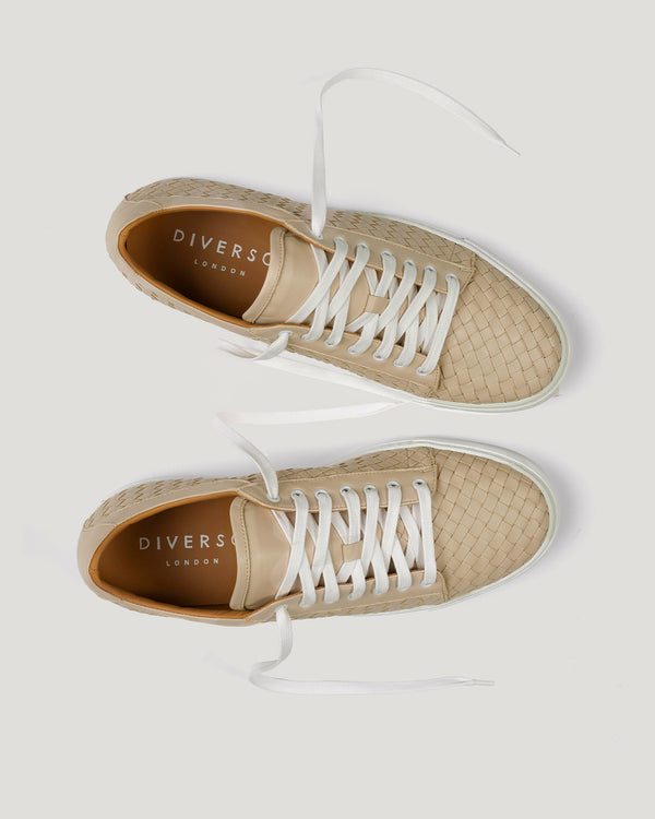 Caramel Hand Woven Sneakers