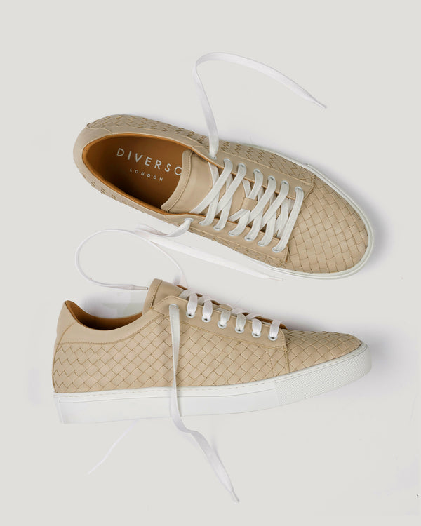 Caramel Hand Woven Sneakers